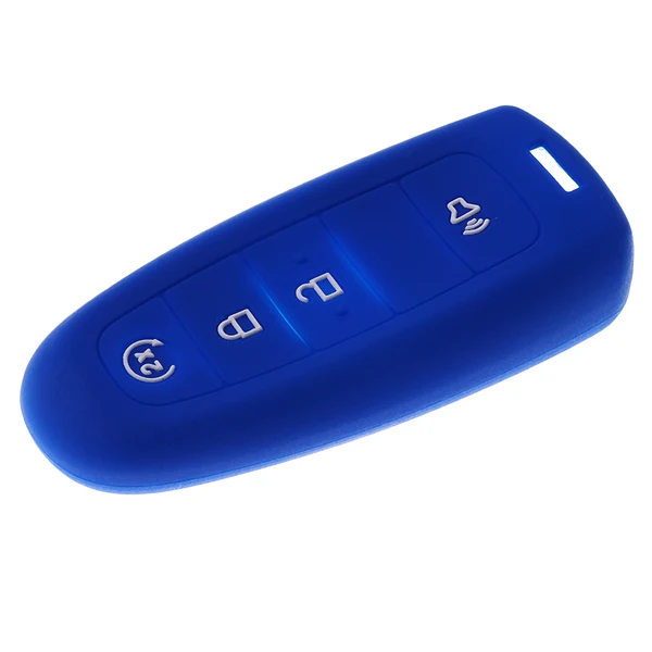 Smart Maxbell Keyless Entry Car Key Shell Case Fob Cover Protector for Ford Edge Dark Blue Premium