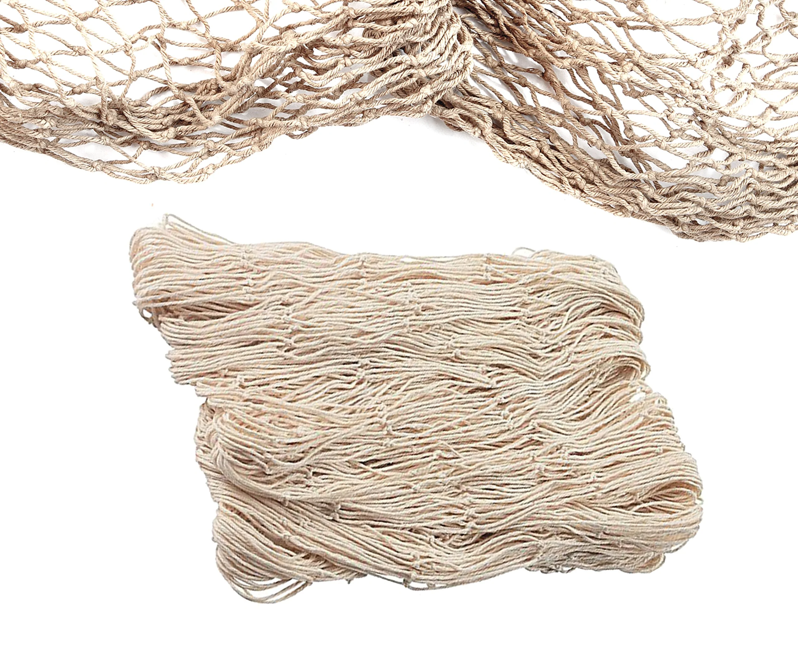 Environmentally Friendly Natural Fish Net Party Decorations for Pirate Party Hawaiian Party Nautical Themed Cotton Fishnet Party Accessory Next-Generation
