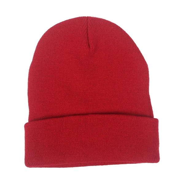Carefully Designed Maxbell Knitted Hat Beanie Warm Hat Adults Cold Weather Hat for Camping Cycling Rose Red Quality