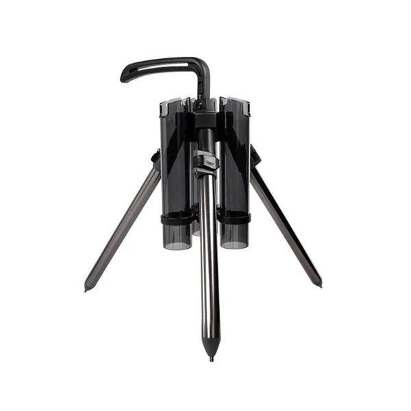 Versatile Maxbell Fishing Rod Tripod Bracket Lightweight Stand Holder Rack for Ship Boat gray long Consistent