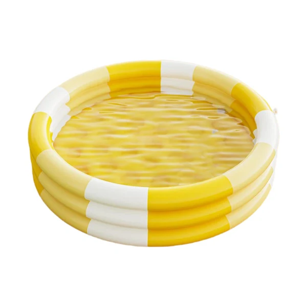 Practical Maxbell Inflatable Baby of Swimming Pool Portable for Children Toys Kids Girls and Boys Yellow 150cm Minimalist
