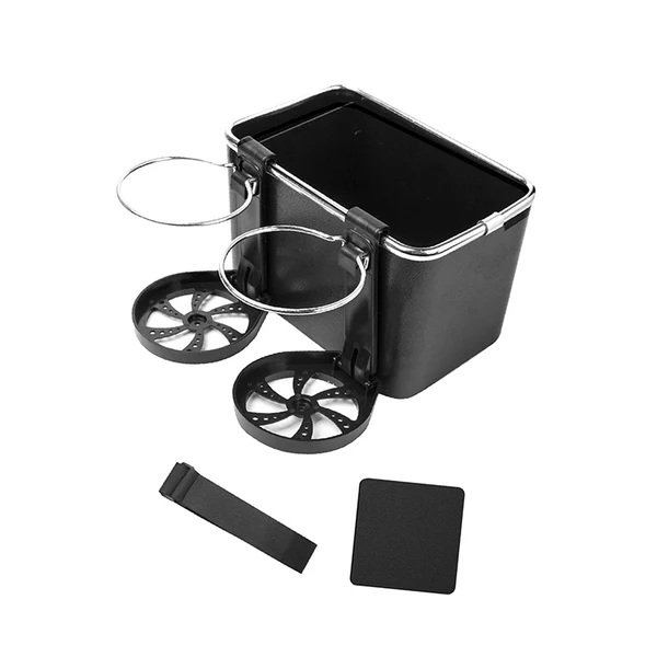 Contemporary Maxbell Car Armrest Storage box Drink Water Cup Holder for Caravans Black Fine Crafted