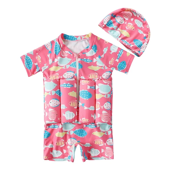 Carefully Designed Maxbell Kids Buoyancy Swimsuit Swim Vest Flotation Polyester Girls Costume Bathing Size 100 Pink Detailed