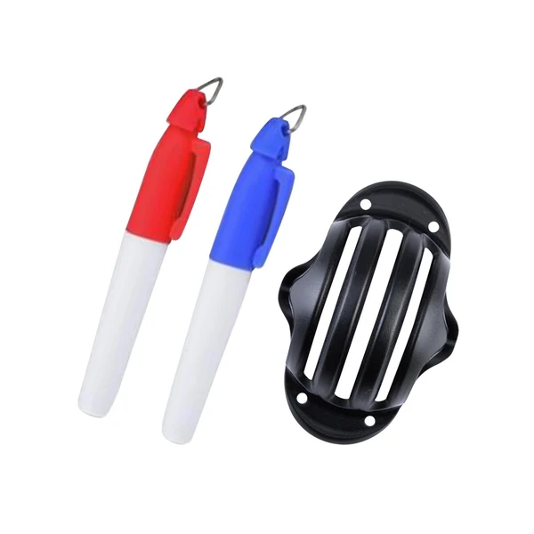 Lightweight Maxbell Golf Ball Marker Line Drawing Stencil Tools with Marker Set training Three Lines Excellent
