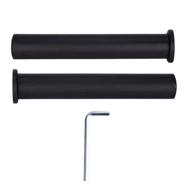Modern Maxbell 2 Pieces Barbell Bar Adapter Sleeve with L Shaped Wrench for Weightlifting 50mmx200mm Flat head Traditional