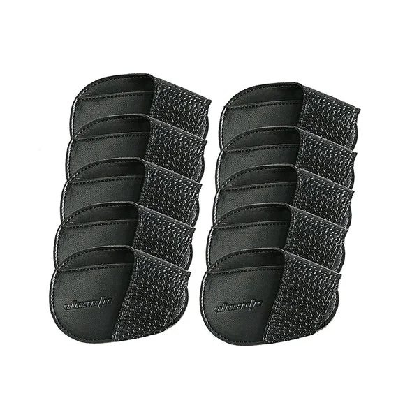 Pure Maxbell Golf Head Covers PU Portable Protector for Athlete Travel Golf Training Black Small Authentic