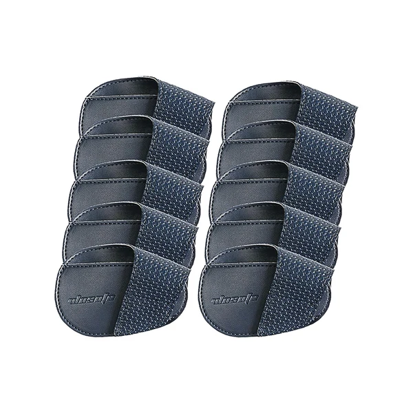 Effective Maxbell Golf Head Covers PU Portable Protector for Athlete Travel Golf Training Deep Blue Large Long-Lasting