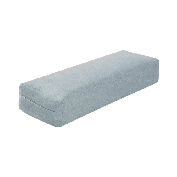 Minimalist Maxbell Professional Yoga Bolster with Carry Handle Pillow for Legs Restorative Yoga Gray Advanced