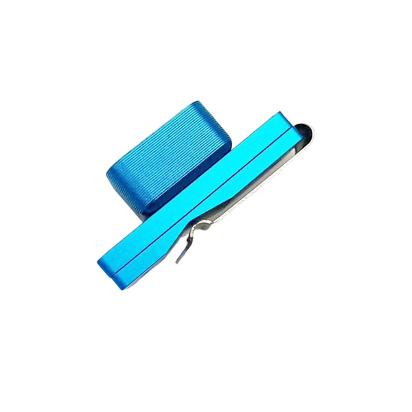 Advanced Maxbell Billiard Pool Chalk Holder with Fixed Clip Chalk Case Cue Chalk Boxes Holder Blue Pure