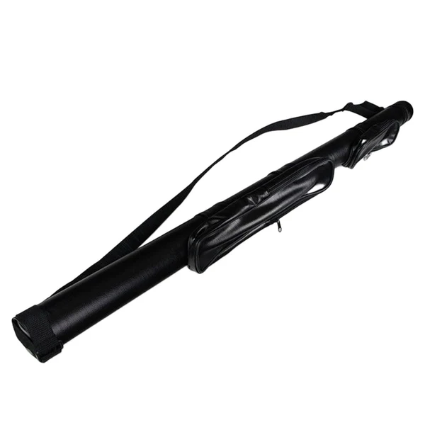 Convenient Maxbell Portable Billiards Pool Cue Case 2 Holes with Shoulder Strap Organizer High-End