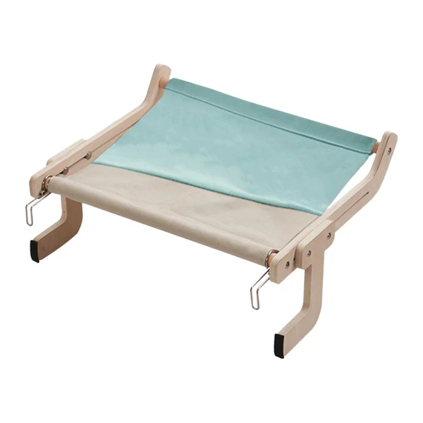 Modern Maxbell Cat Window Perch Durable Shelf Sturdy Hammock Steady Seat Adjustable Cat Bed Gray Blue Efficient