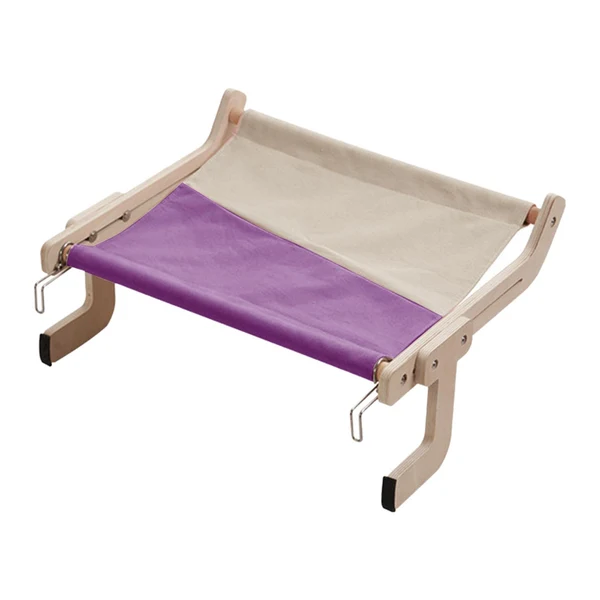 Recyclable Maxbell Cat Window Perch Durable Shelf Sturdy Hammock Steady Seat Adjustable Cat Bed Gray Purple Optimized