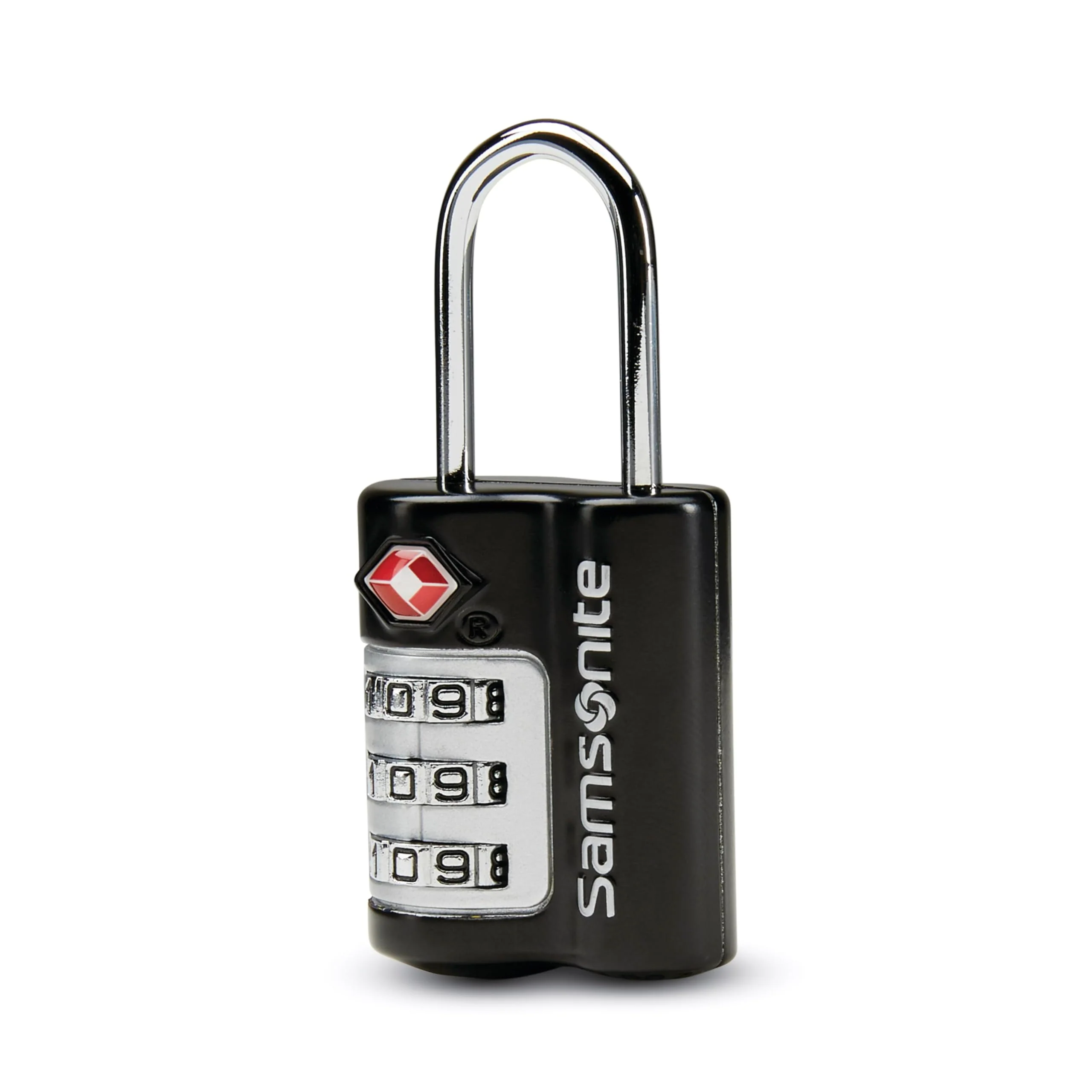 Eco-Friendly Samsonite 3-Dial Combination Lock TSA Travel Lock Black Natural