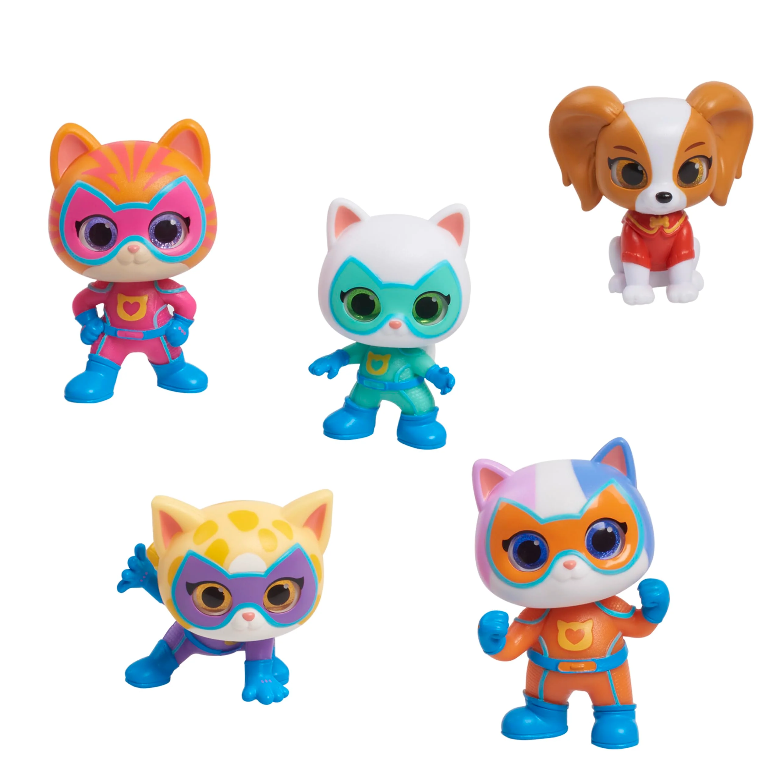 Unique Just Play Disney Junior SuperKitties Hero Squad 5-Piece Figure Set Kids Toys for Ages 3 Up Exclusive