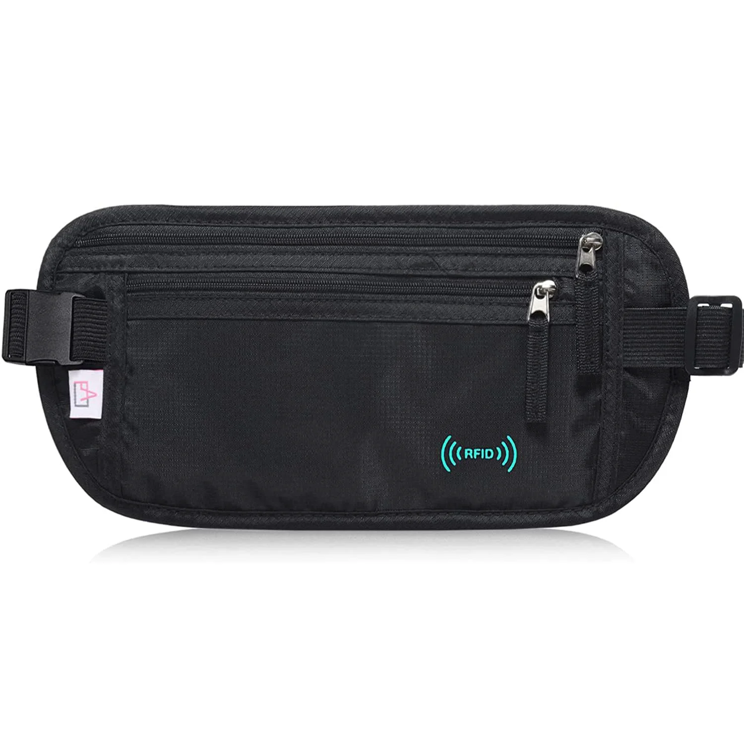 Breathable Passport Holder Money Belt – Secure Hidden Travel Wallet Undercover Fanny Pack with RFID Blocking for Safe Travel Premium