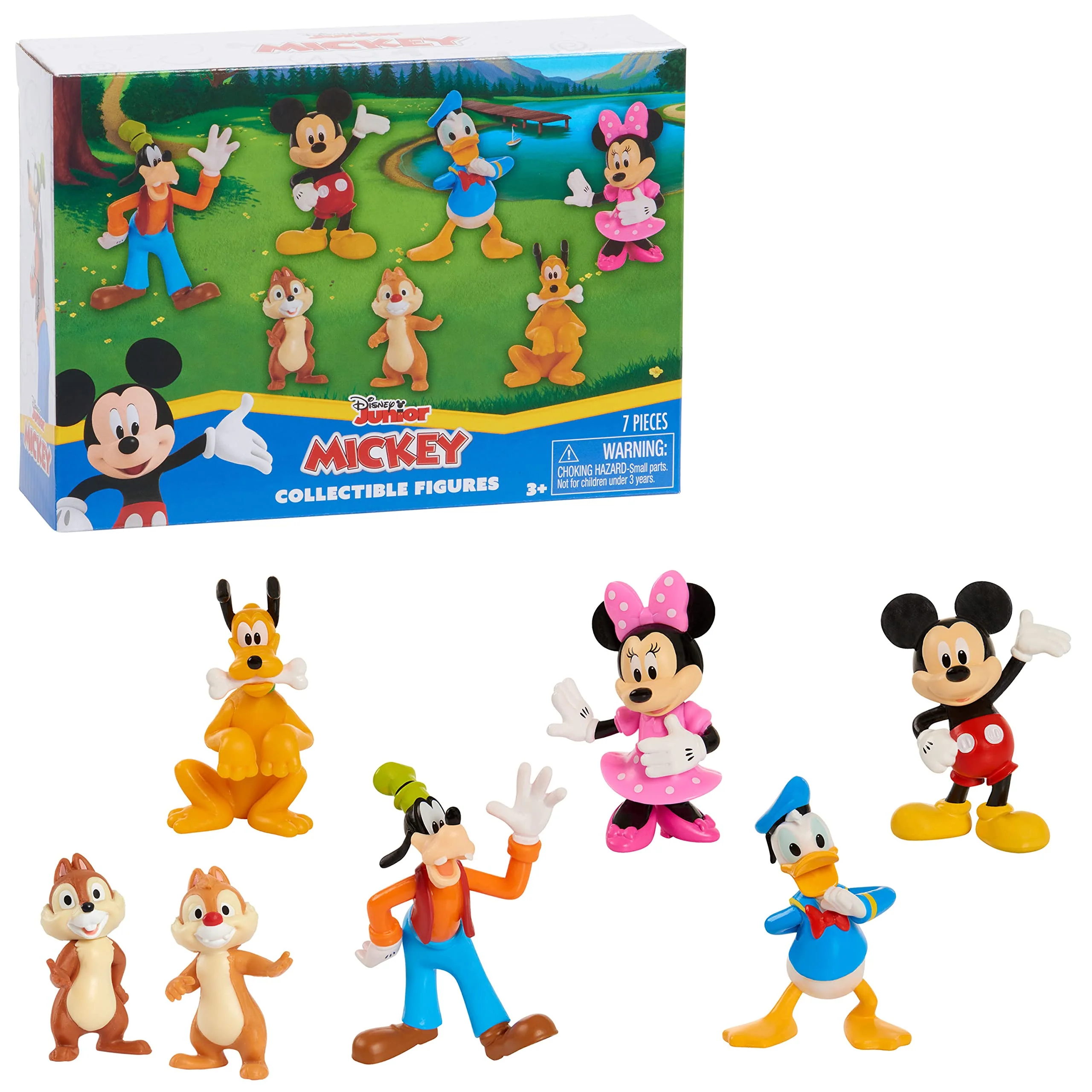 Smart Mickey Mouse 7-Piece Figure Set Mickey Mouse Clubhouse Toys Kids Toys for Ages 3 Up Amazon Exclusive by Just Play Quality