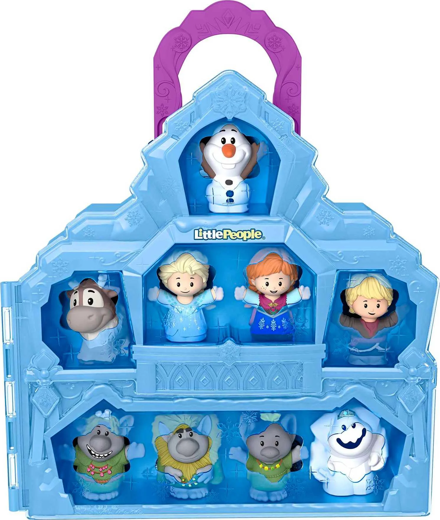 High-Performance Fisher-Price Little People Disney Frozen Carry Along Castle – Toddler Playset with Figures for Pretend Play Kids Ages 18 Months Genuine