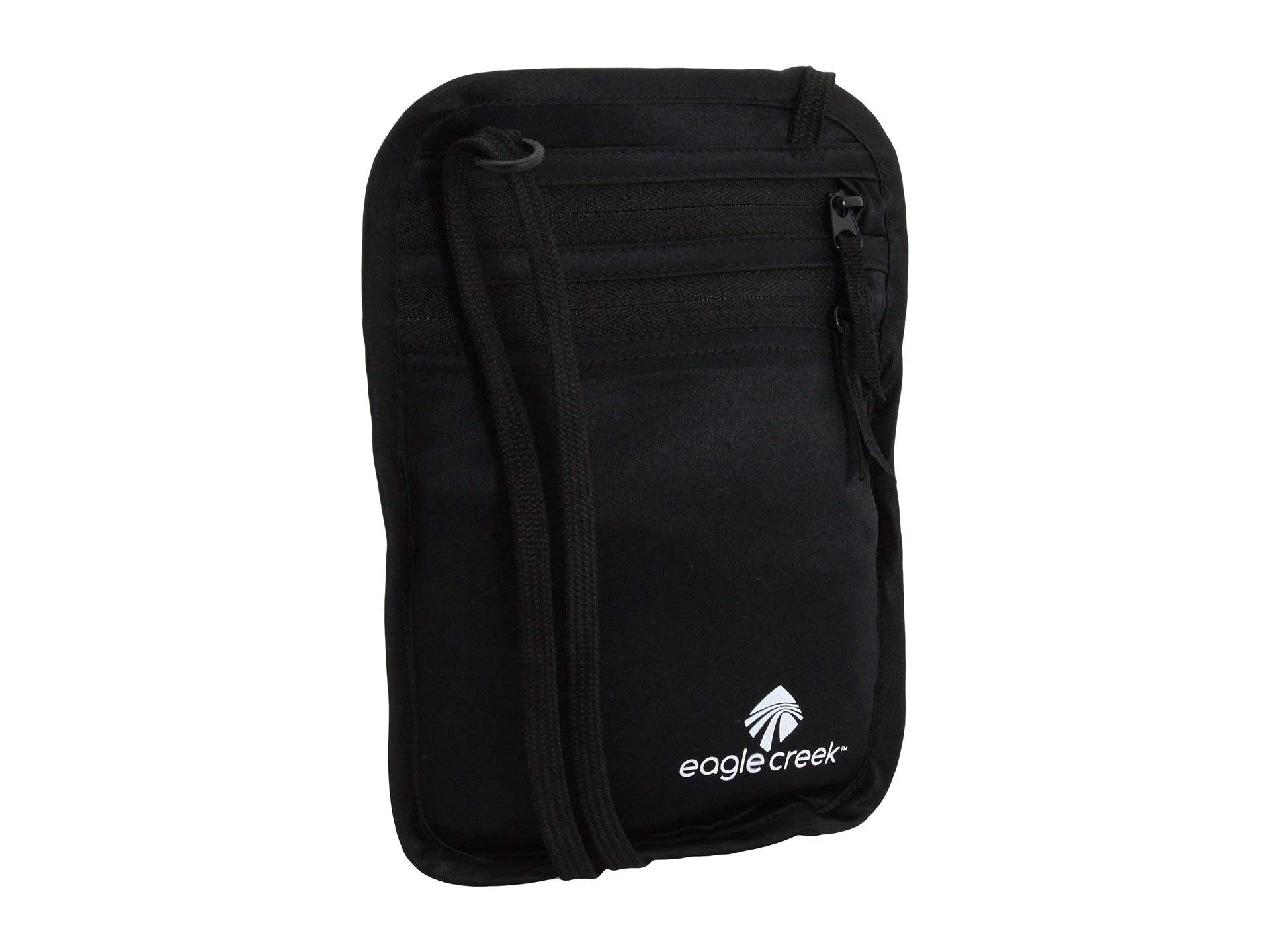 Enhanced eagle creek TRAVEL GEAR Women's Undercover Silk Neck Wallet Black One Size Environmentally Friendly