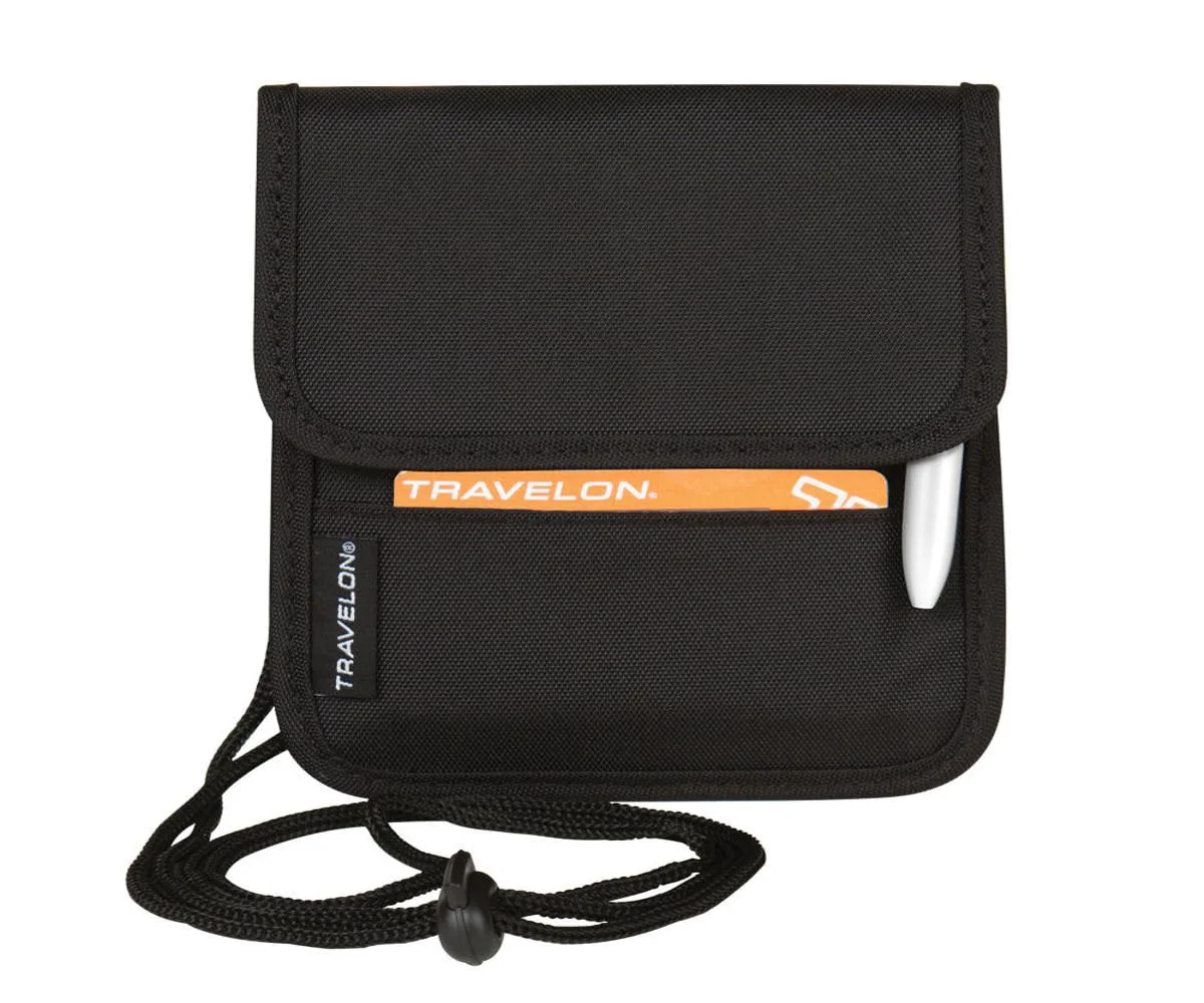 Carefully Designed Travelon Folding ID and Boarding Pass Holder Black One Size Natural