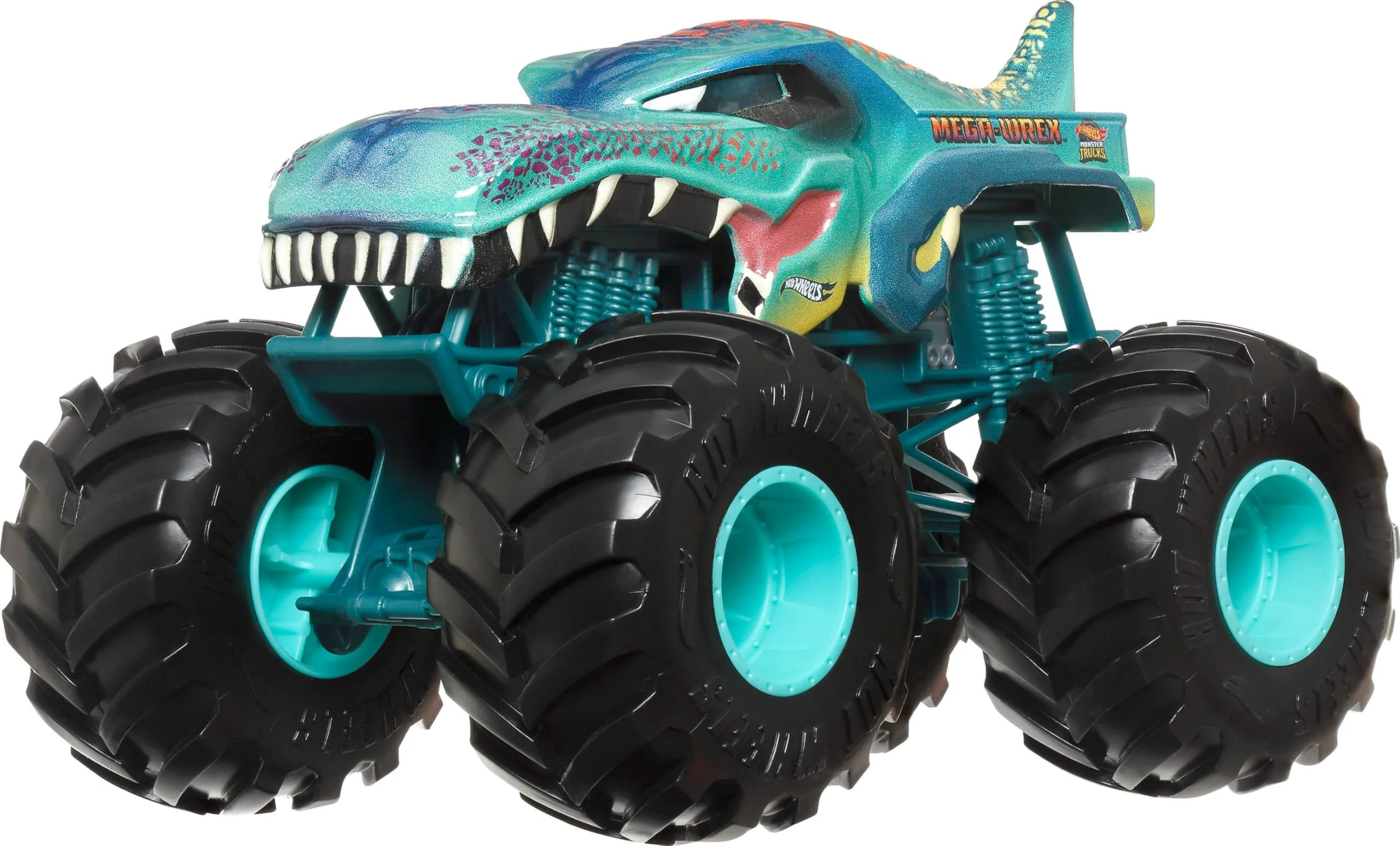 Excellent Hot Wheels Monster Trucks Oversized Monster Truck 1 24 Scale Die-Cast Toy Truck with Giant Wheels and Cool Designs Recyclable