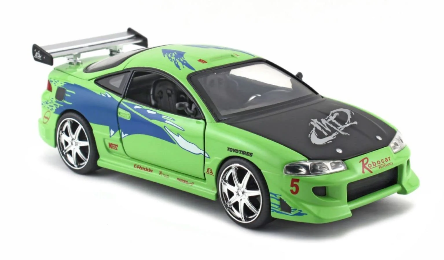 Specialty Jada Fast Furious 1 24 Brian's Mitsubishi Eclipse Die-cast Car Toys for Kids and Adults Secure