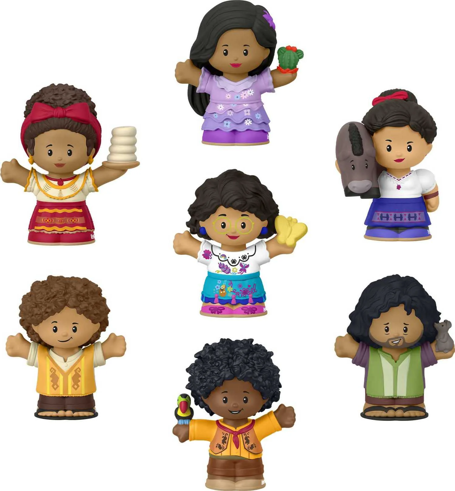 Authentic Fisher-Price Little People Toddler Toys Disney Encanto Figure Set 7 Characters for Preschool Kids Ages 18 Months Amazon Exclusive Premium