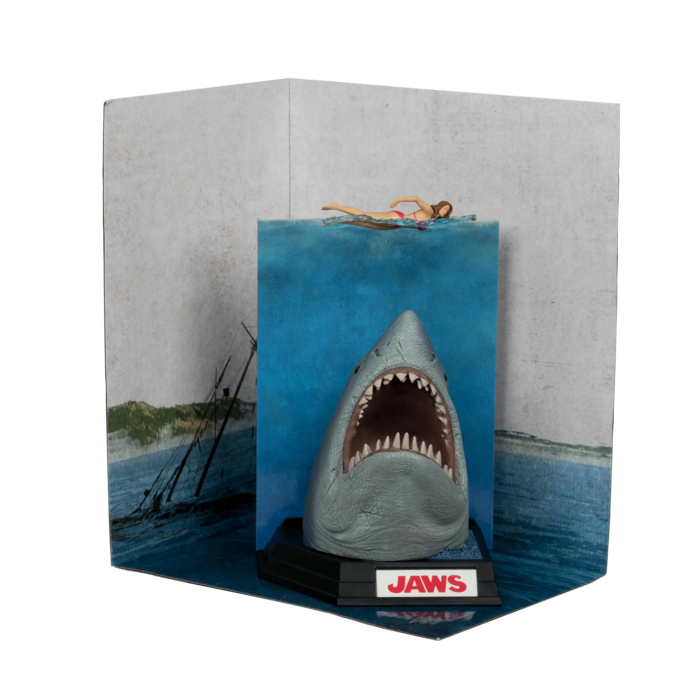 Traditional McFarlane Toys- Jaws 50th Anniversary 6in Posed Figure Green