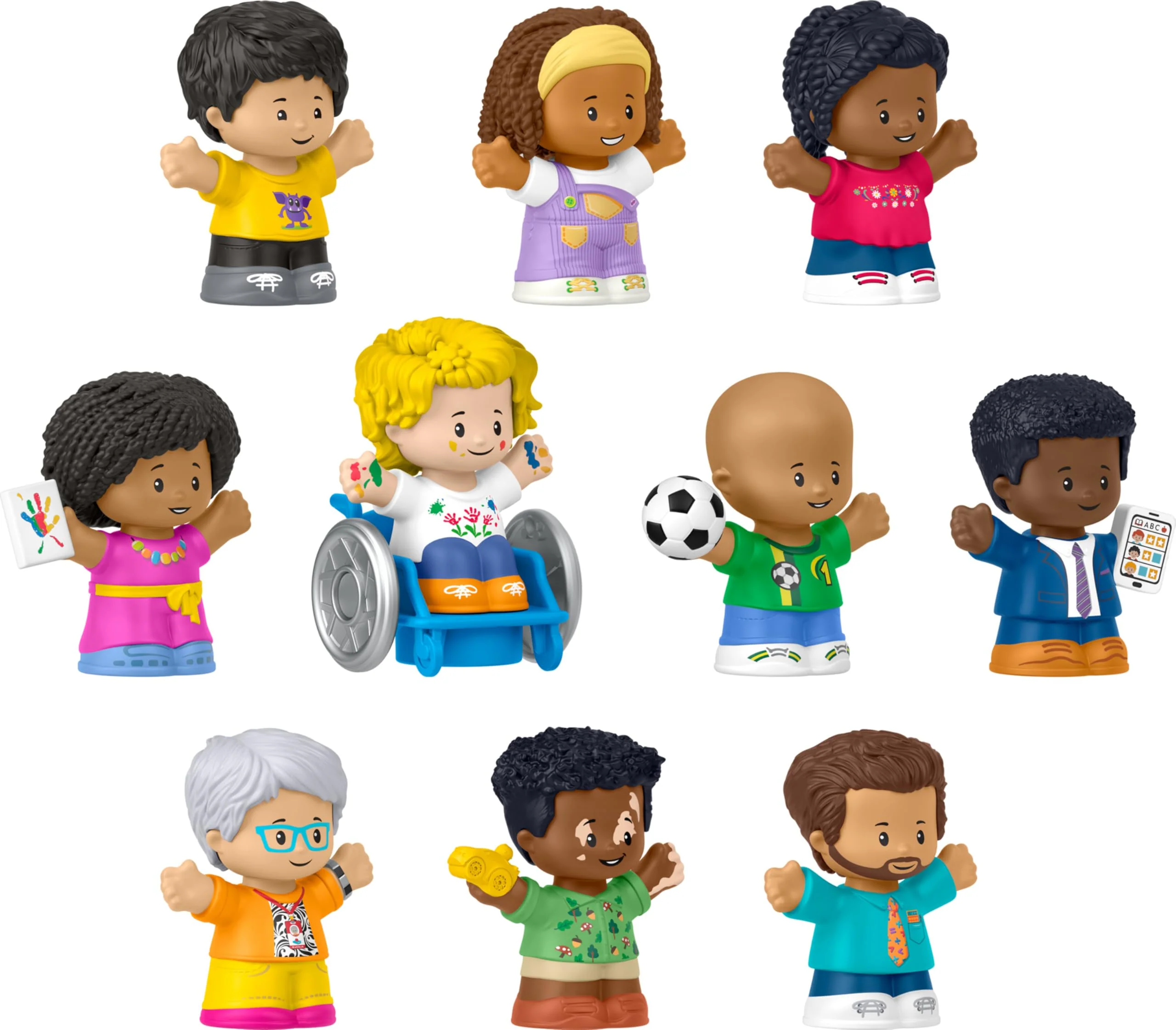 Effective Fisher-Price Little People Toddler Toys Classroom Figures 10-Piece Set for Preschool Pretend Play for Kids Ages 1 Years Sophisticated