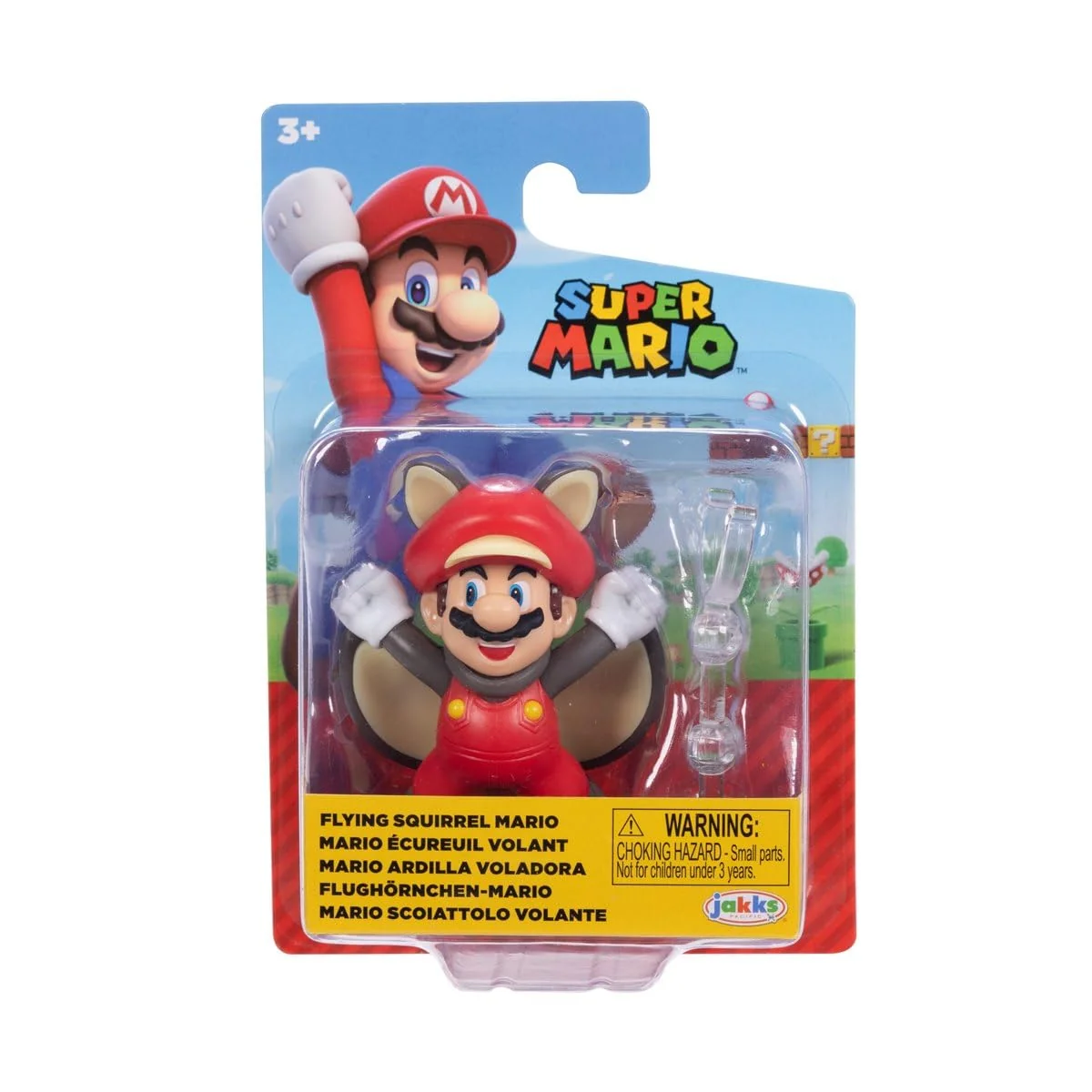 Casual Nintendo - Super Mario Bros - 2.5 articulated figure - Mario Squirrel Flying Figures Solid
