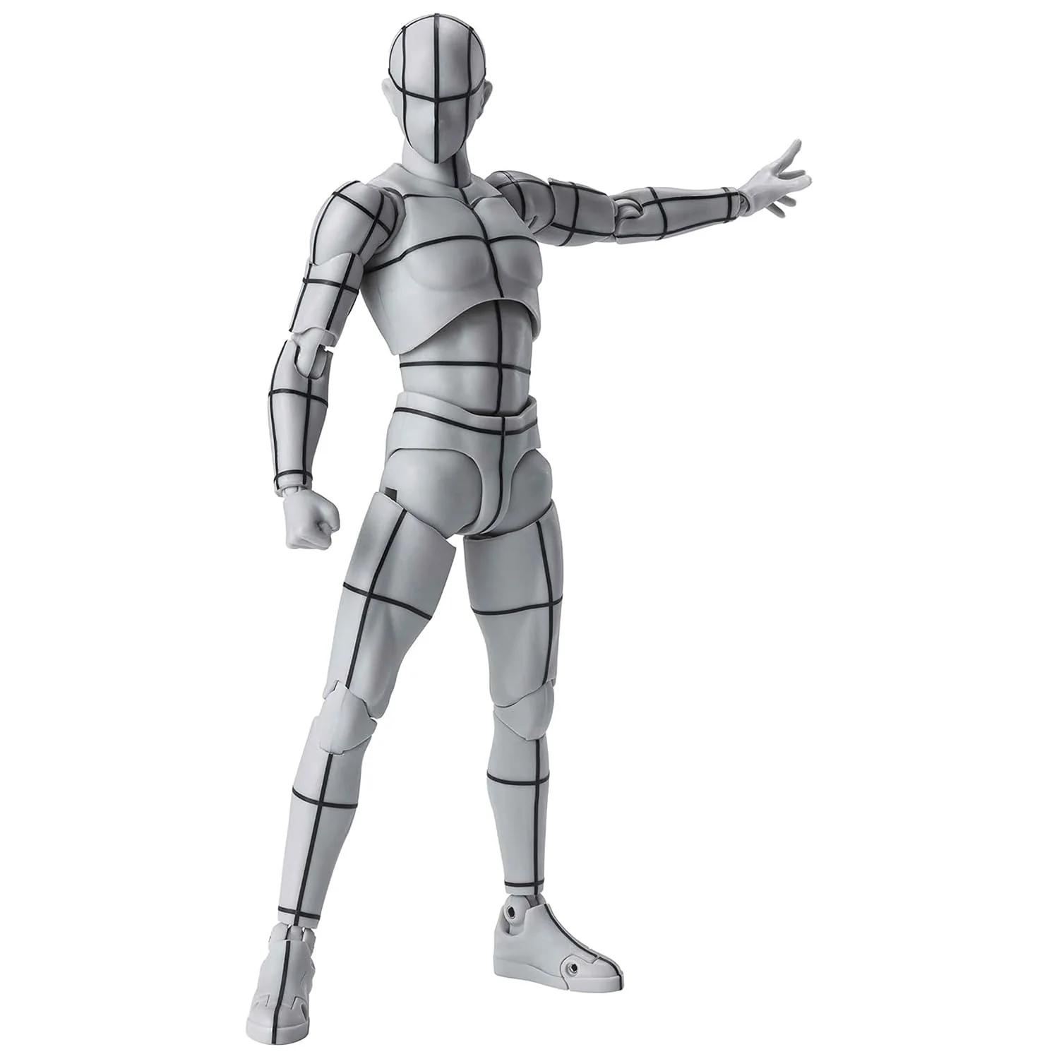 Specialty Kosik SHF Figuarts Body Kun -Wireframe- Sports Edition Figure Gray Color Ver. Wireframe Sustainable