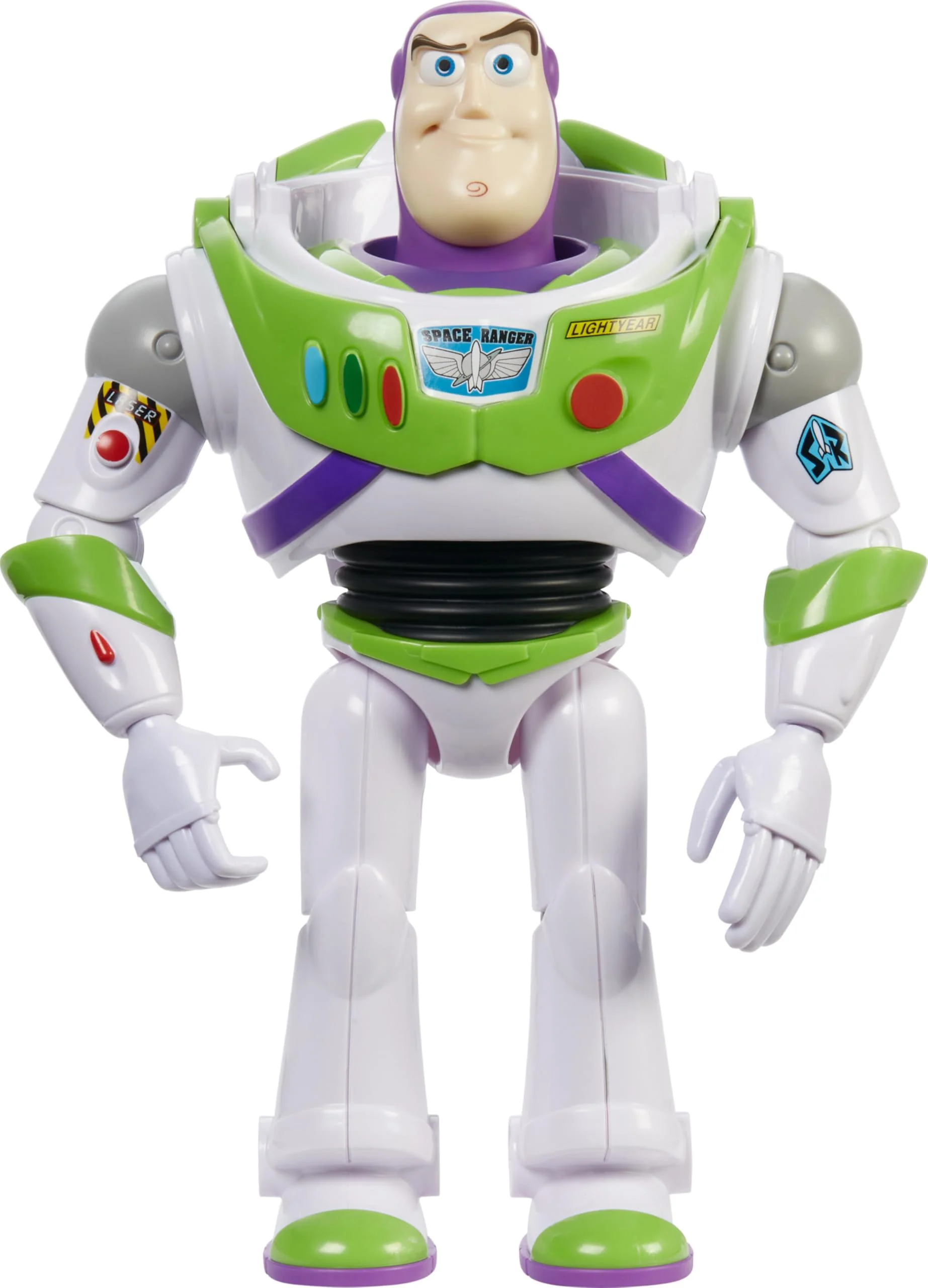Dependable Mattel Disney Pixar Toy Story Large Action Figure Posable Buzz Lightyear Collectible in Spacesuit Look 12-inch Scale Relaxed