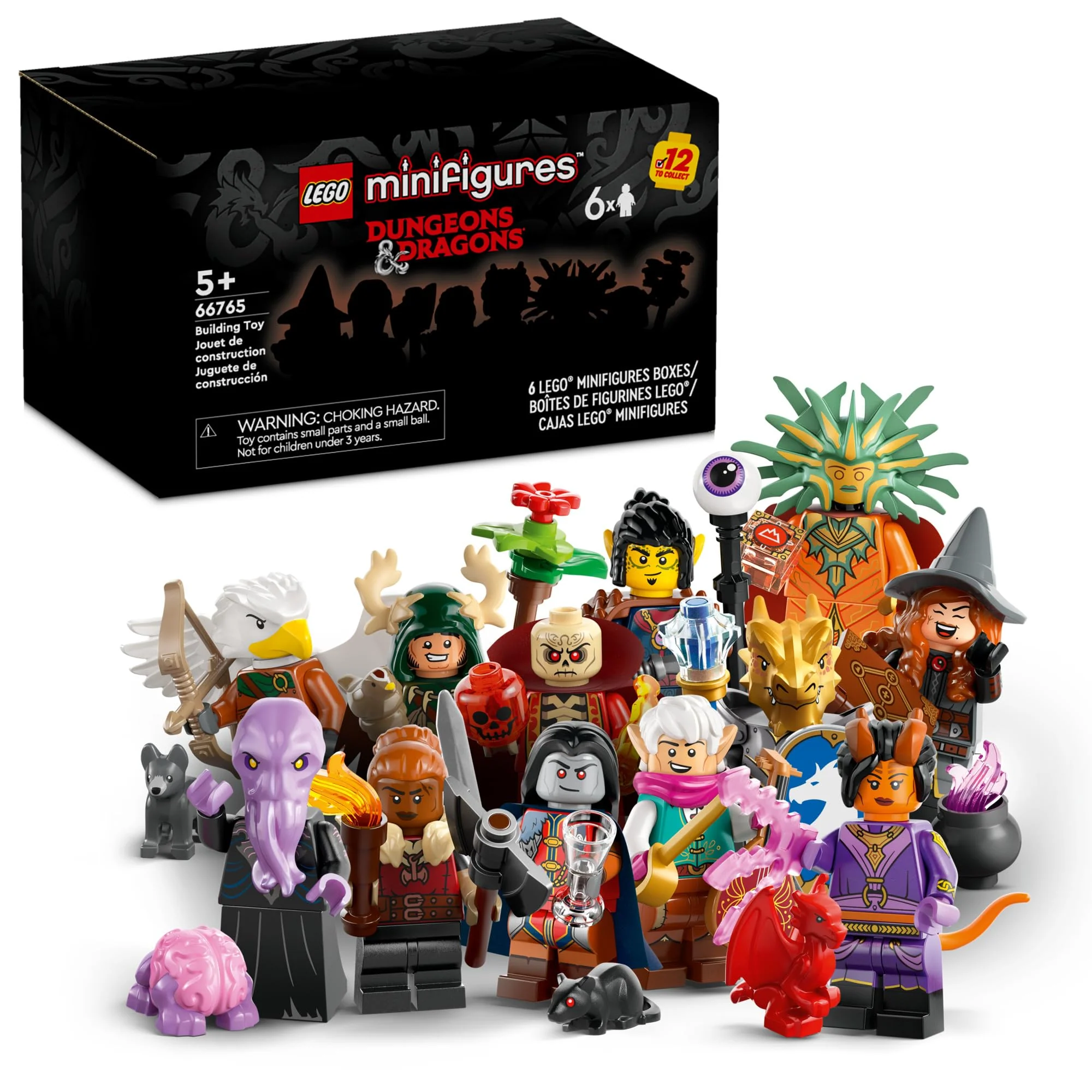 Comfortable LEGO Minifigures Dungeons Dragons 6-Pack – Collectible Figures for Kids Fans Toy for Boys Girls Ages 5 Gift Idea 66765 Carefully Designed