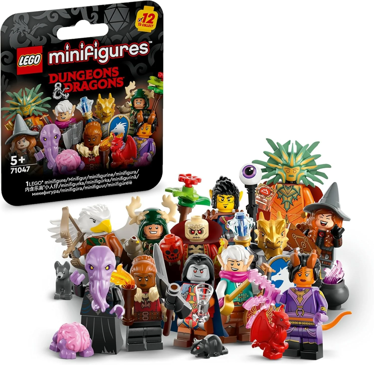 Elegant LEGO 71047 Dungeons Dragons Collectible Minifigures - 1 Random Mystery Pack 12 Characters Total to Collect Trusted