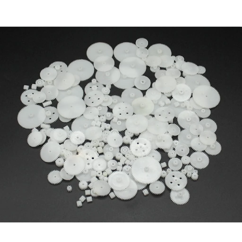 Contemporary Alextend 200pcs Plastic Gears 0.5 Module for DC Motor DIY Model Toys Accessories Stylish