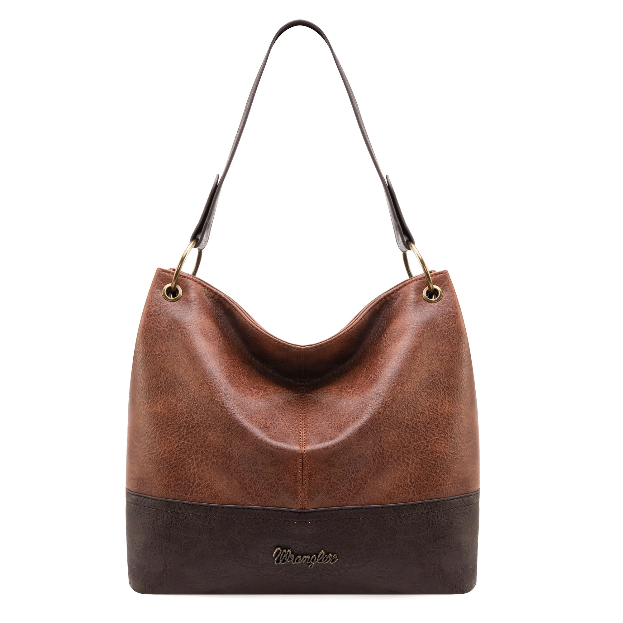 Breathable Wrangler Hobo Bags for Women Leather Hobo Purses Shoulder Bag Tote Bag Womens Purses and Handbags WG20-918BR Exceptional