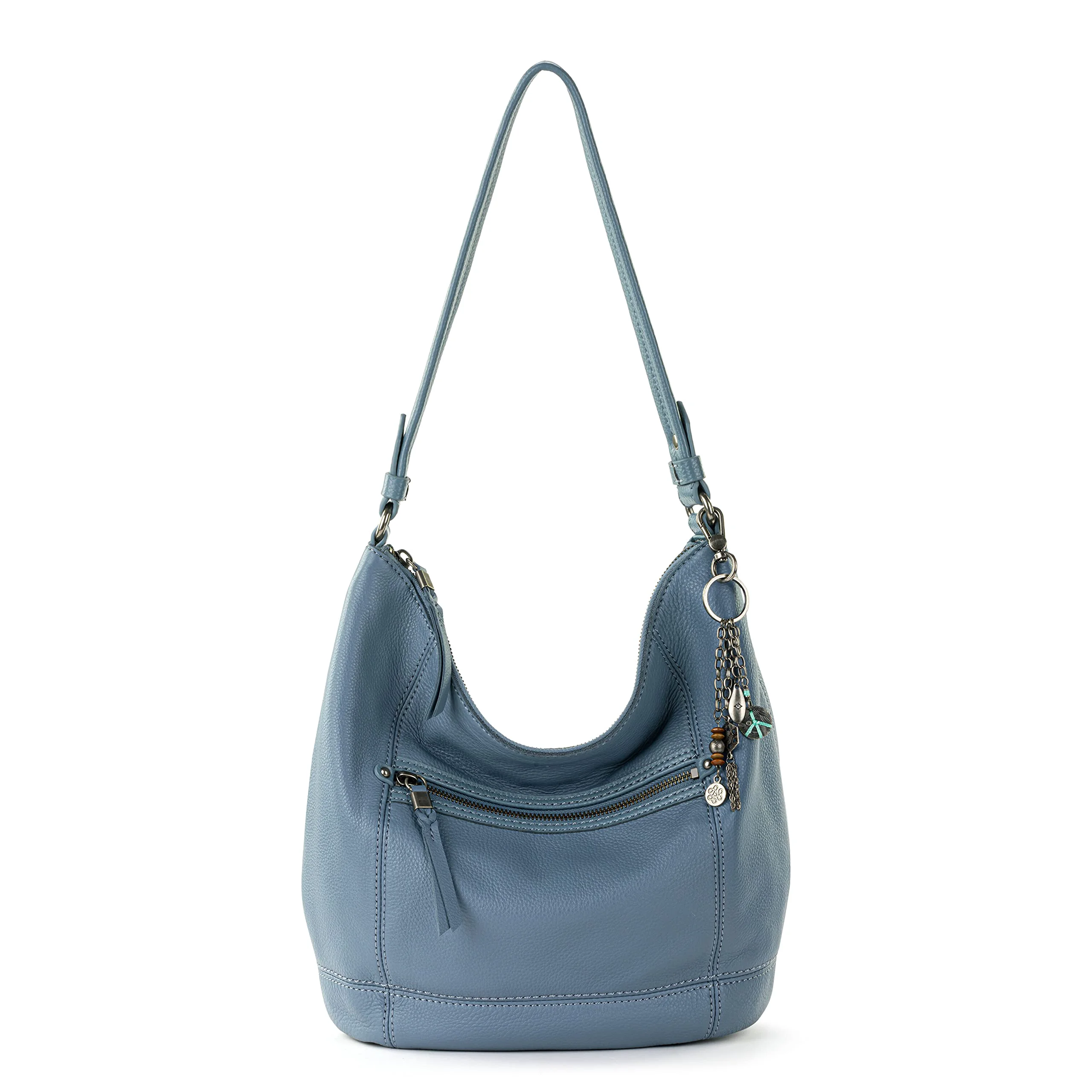 User-Friendly The Sak Sequoia Hobo Bag in Leather Single Shoulder Strap Maritime Artisan
