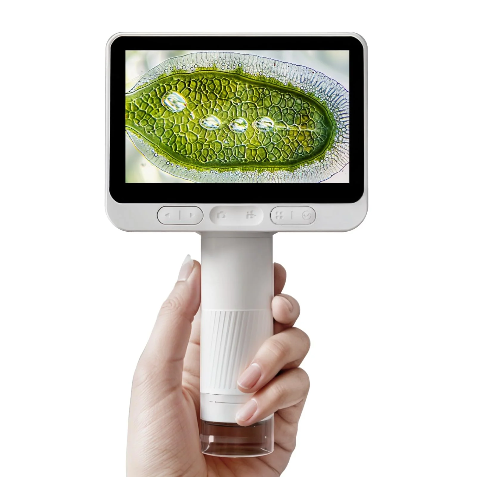 Advanced BEAVERLAB Finder Digital Microscope with 4 Inch Screen 1080P HD 1600X Kids Portable Handheld Microscope with 8G Card for Scientific Experiment Comfortable