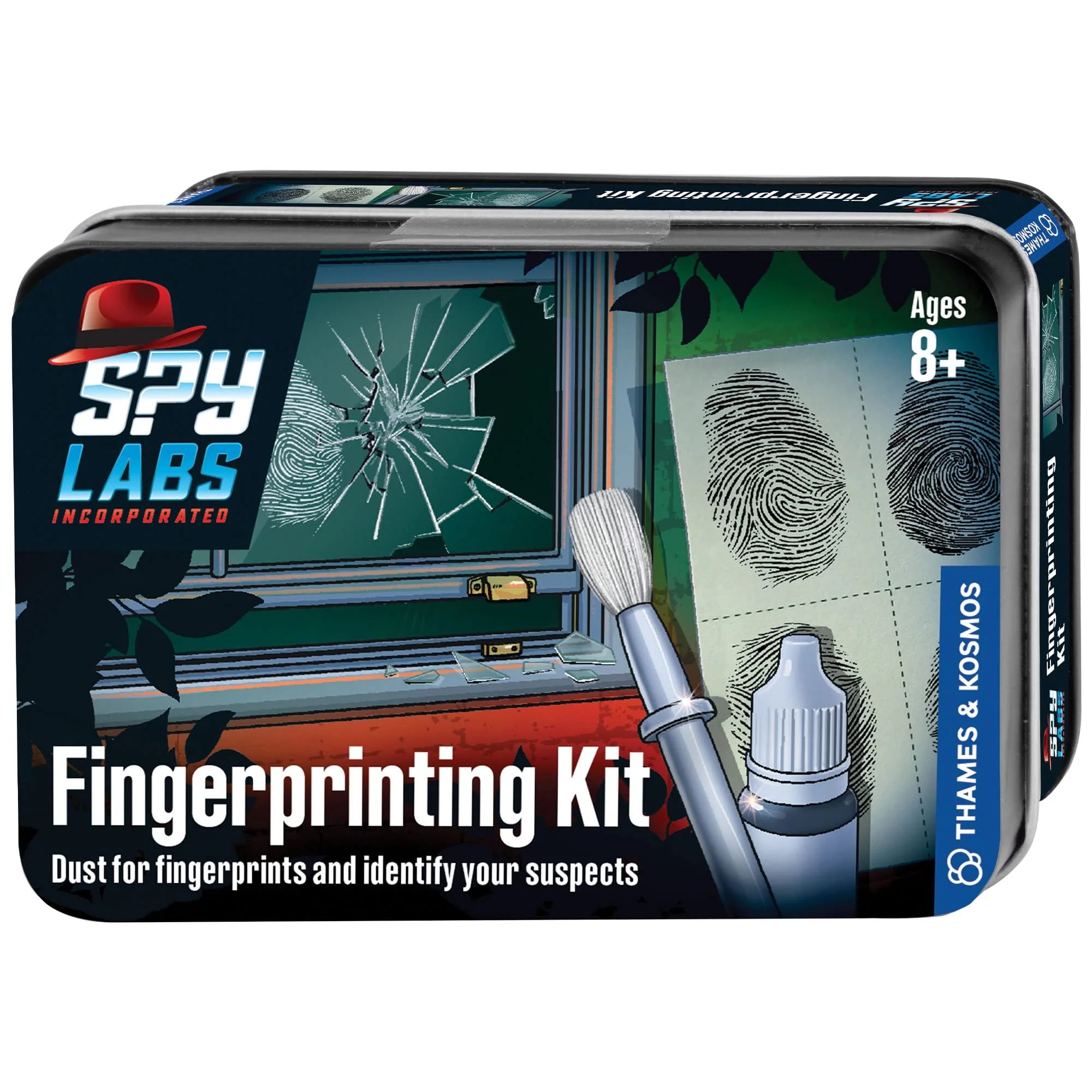 Enhanced Thames Kosmos Spy Labs Inc Fingerprinting Kit – Identify Collect Analyze Fingerprints with Detective Tools for Young Investigators Consistent
