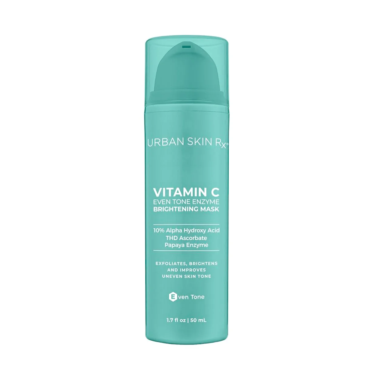 Breathable Urban Skin Rx Even Tone Smooth Glow Enzyme Mask 1.7 oz – Exfoliates Brightens Evens Skin with Glycolic Acid Lactic Acid Vitamin C Fashionable