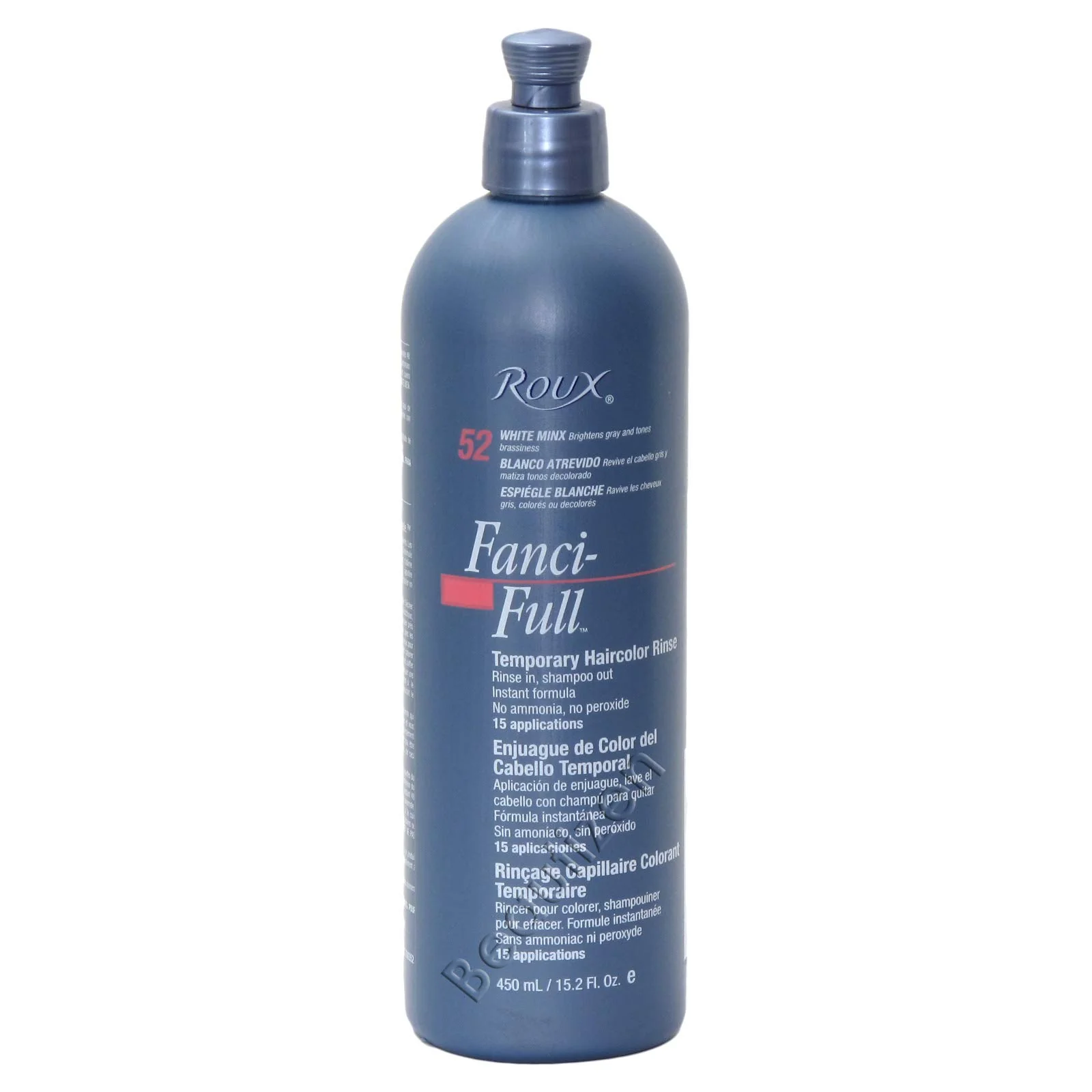 Consistent Roux Fanci-Full Rinse 52 White Minx 15.2 Ounce 449ml 2 Pack Prestigious