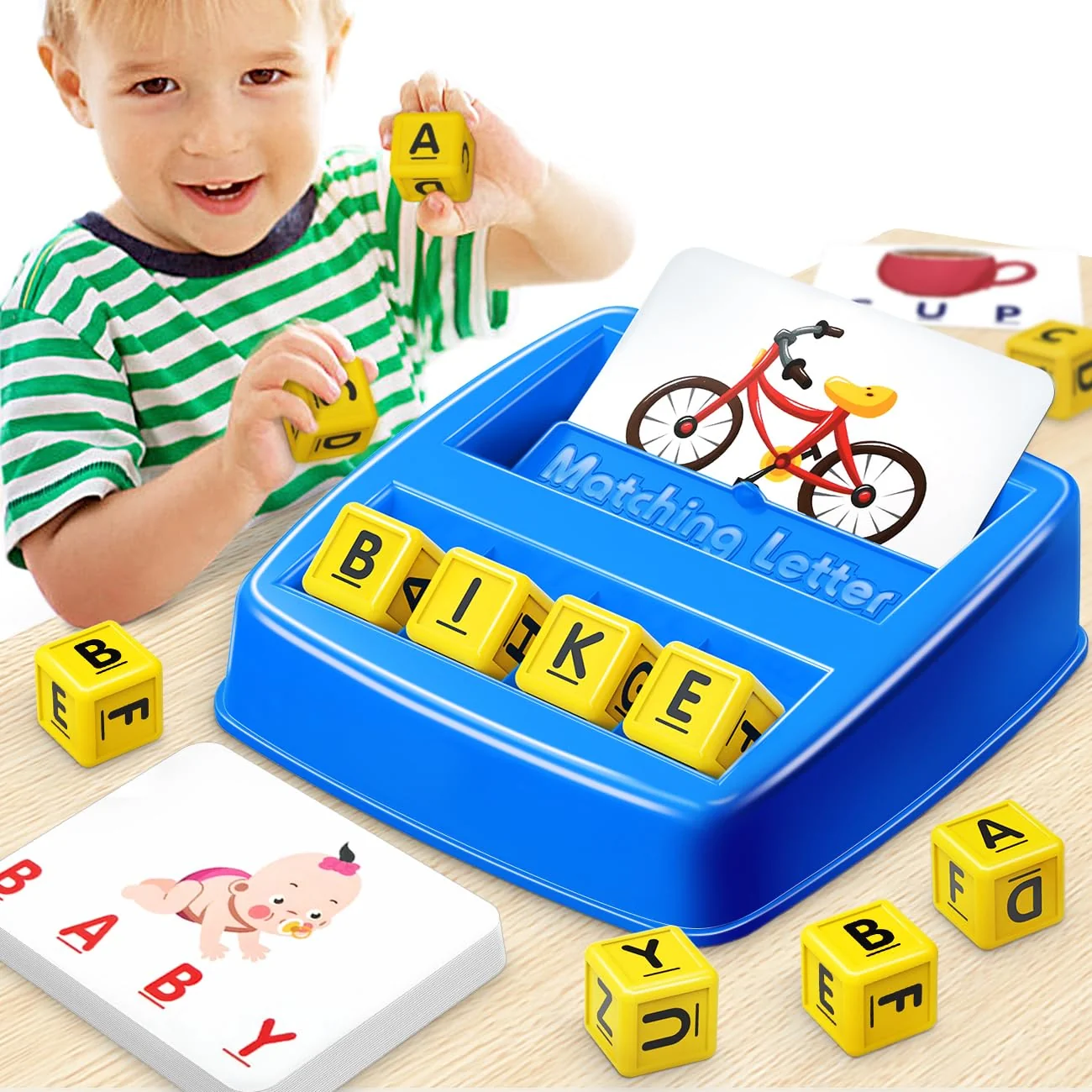 Classic NARRIO Matching Letter Game – Educational ABC Learning Toy for Kids Ages 3–8 Fun Preschool Spelling Gift for Boys Girls for Birthdays Christmas Safe