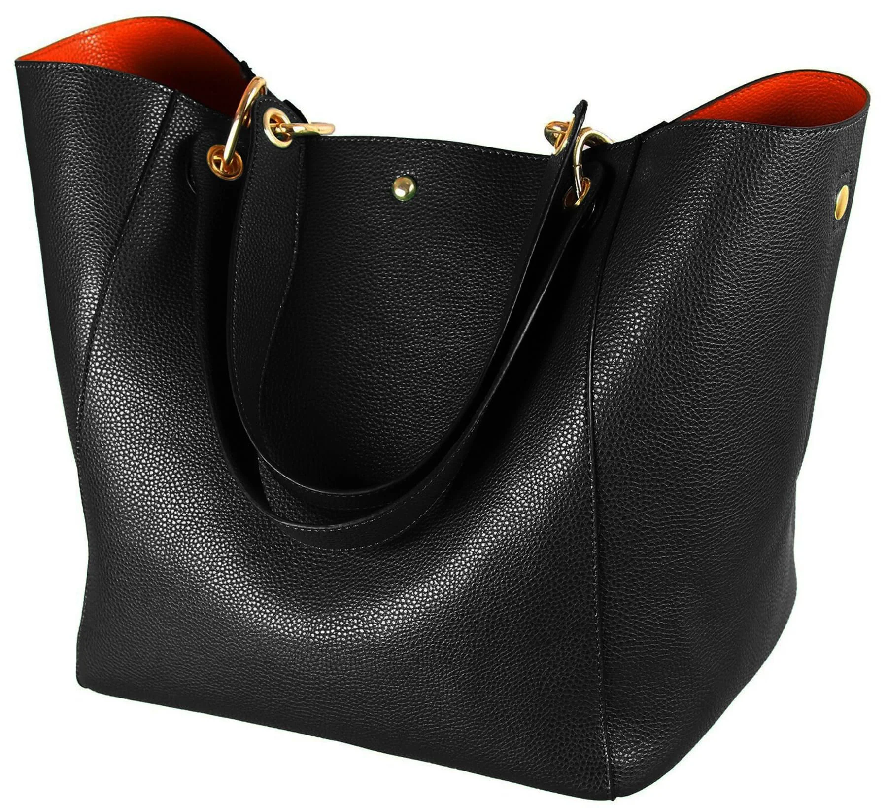 Convenient sqlp Large Work Tote Bag for Women Designer Purses and Handbags Big Bucket bags Ladies Travel Crossbody Purse Black Professional