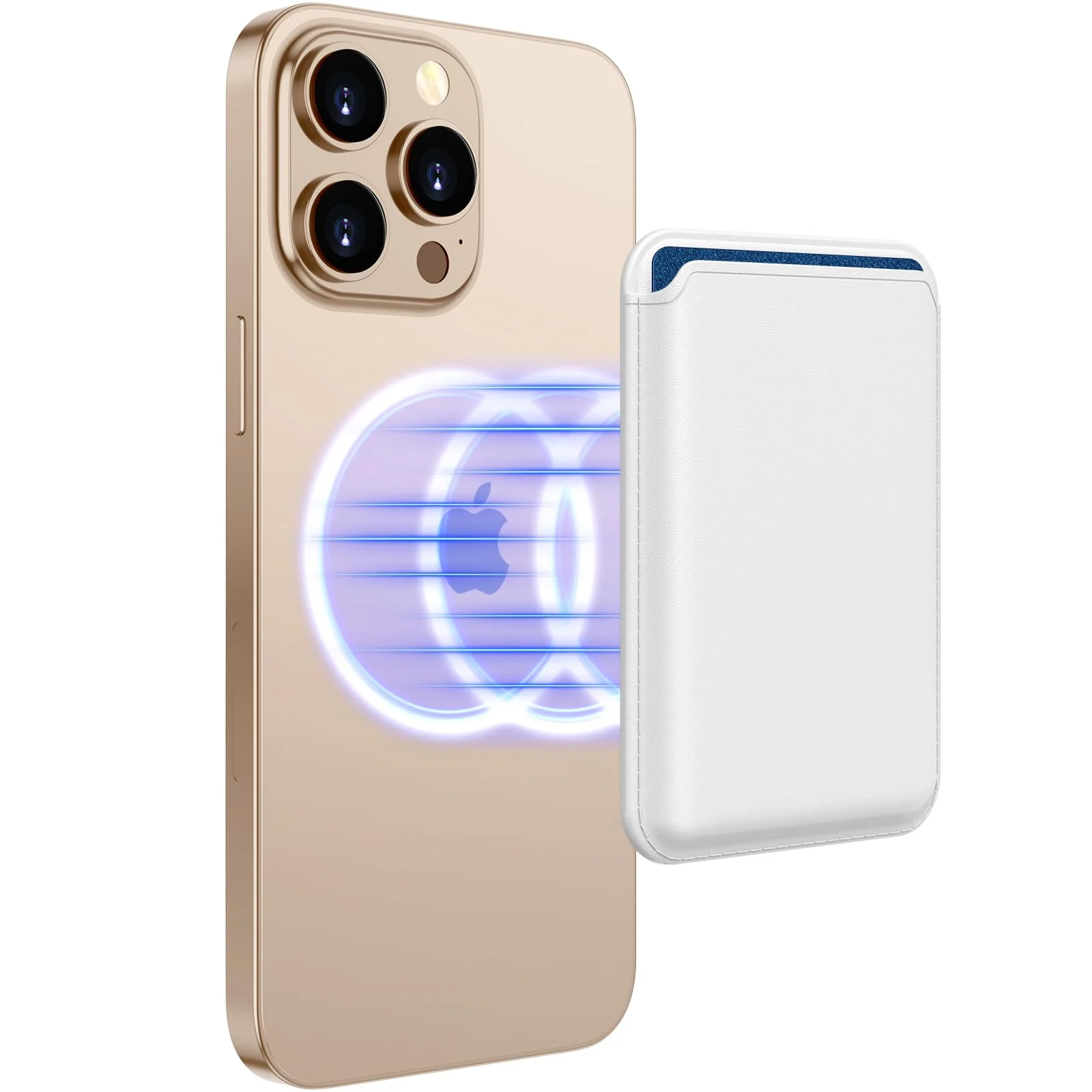 Carefully Designed homstect upgraded for magsafe wallet magnetic phone 3 cards holder powerful 23 magnets credit card rfid blocking slim leather iphone… User-Friendly