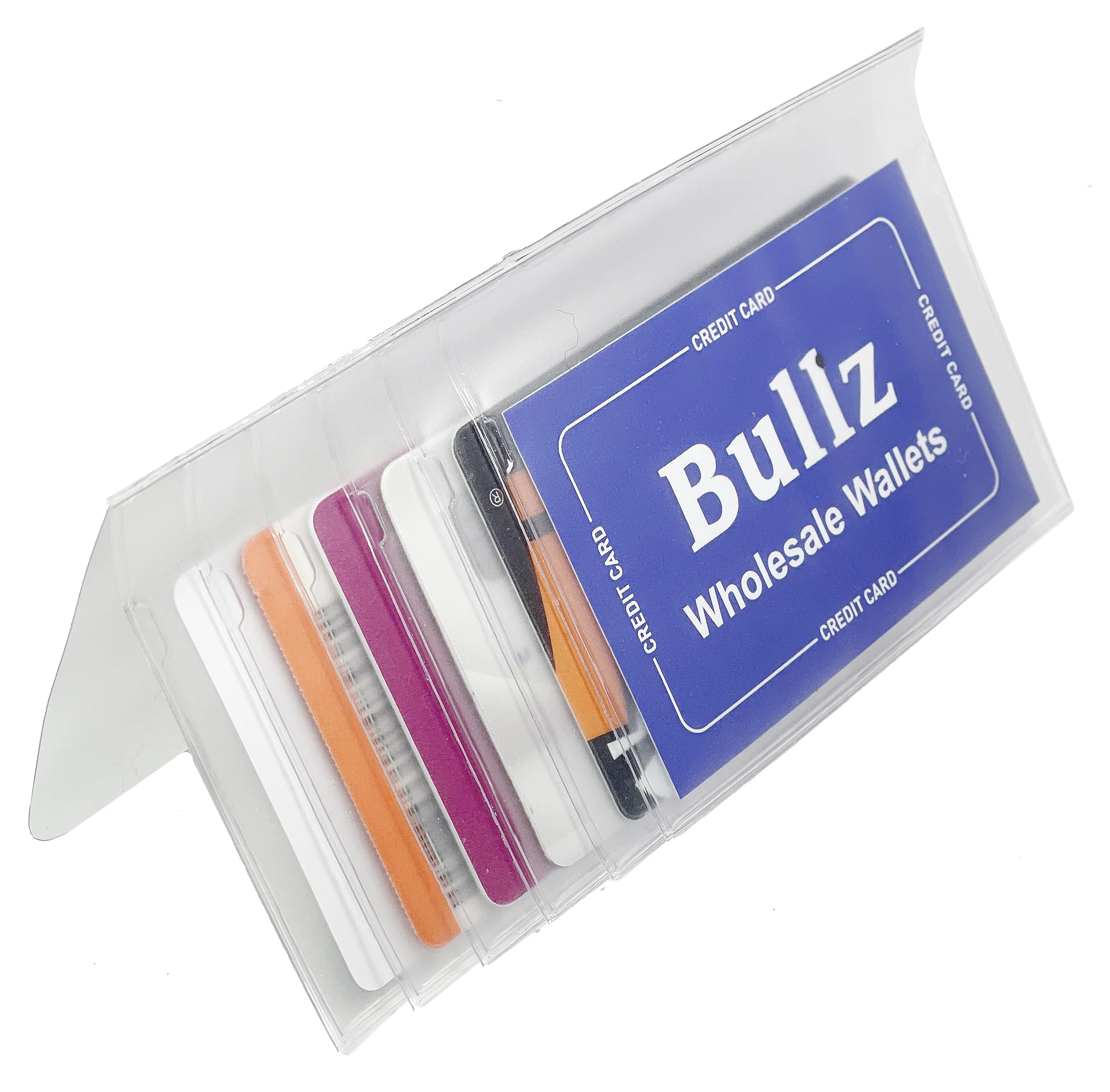 Breathable Bullz Set of Heavy Duty Vinyl Plastic Secretary Inserts for Long Wallets- 6 Pages Set of 2pcs Quality