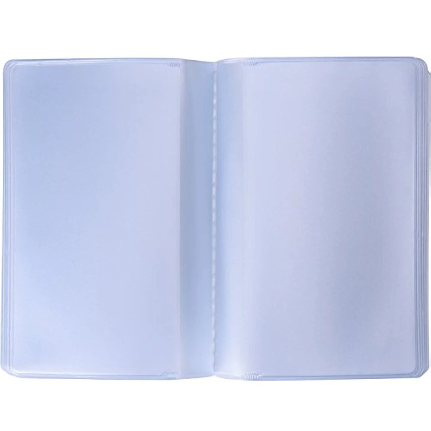 Recyclable Shappy 2 Pieces Plastic Wallet Insert Credit Card Holder with 10 Page 20 Slots and 10 Page 10 Slots Transparent Powerful