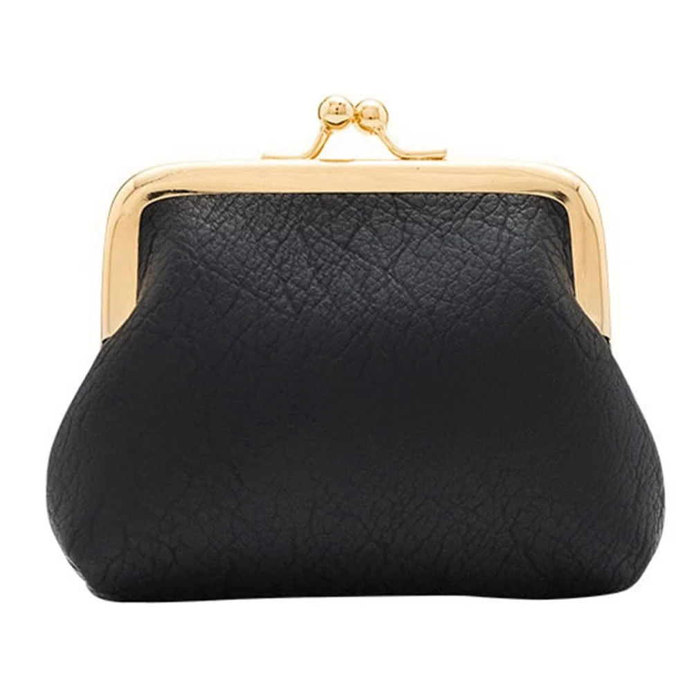 Comfortable Lavogel Coin Purse Kiss Lock Coin Purse for Women Large Capacity Coin Pouch Vintage Change Purse Cute Car Coin Holder for Women 1-Black Healthy