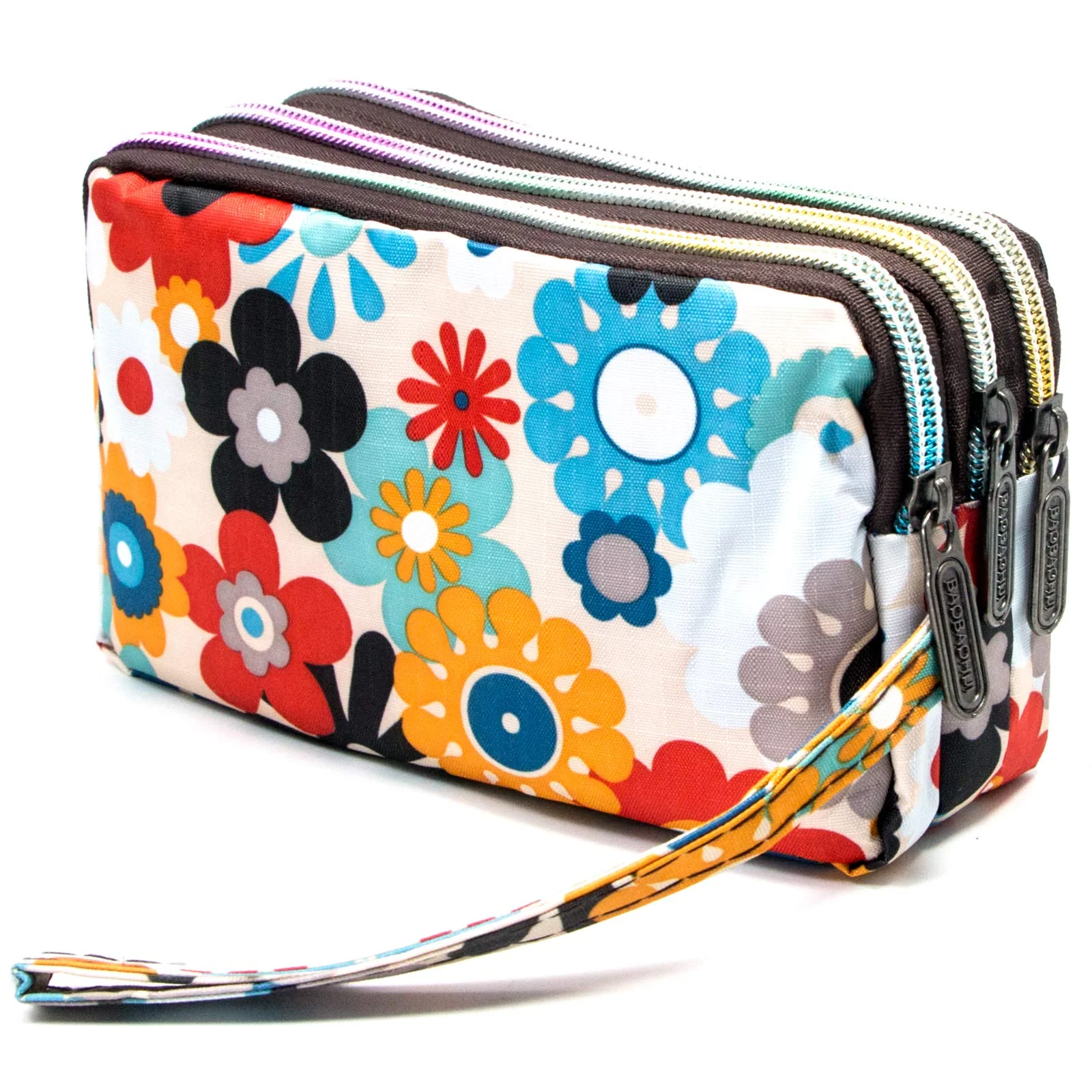 User-Friendly BIAOTIE Large Capacity Wristlet Wallet - Women Printed Nylon Waterproof Handbag Clutch Purse F-08 Advanced