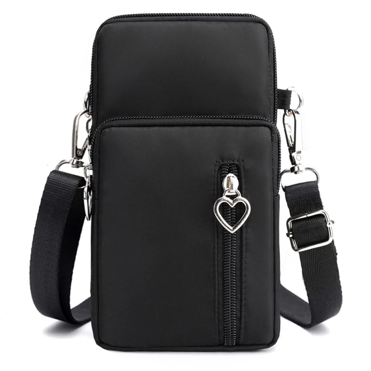 Sustainable JANKS Small Crossbody Bags for Women Mini Cell Phone Purses with Crossbody Strap Phone Wallet Purses Shoulder Bag Nylon Arm Bag Healthy