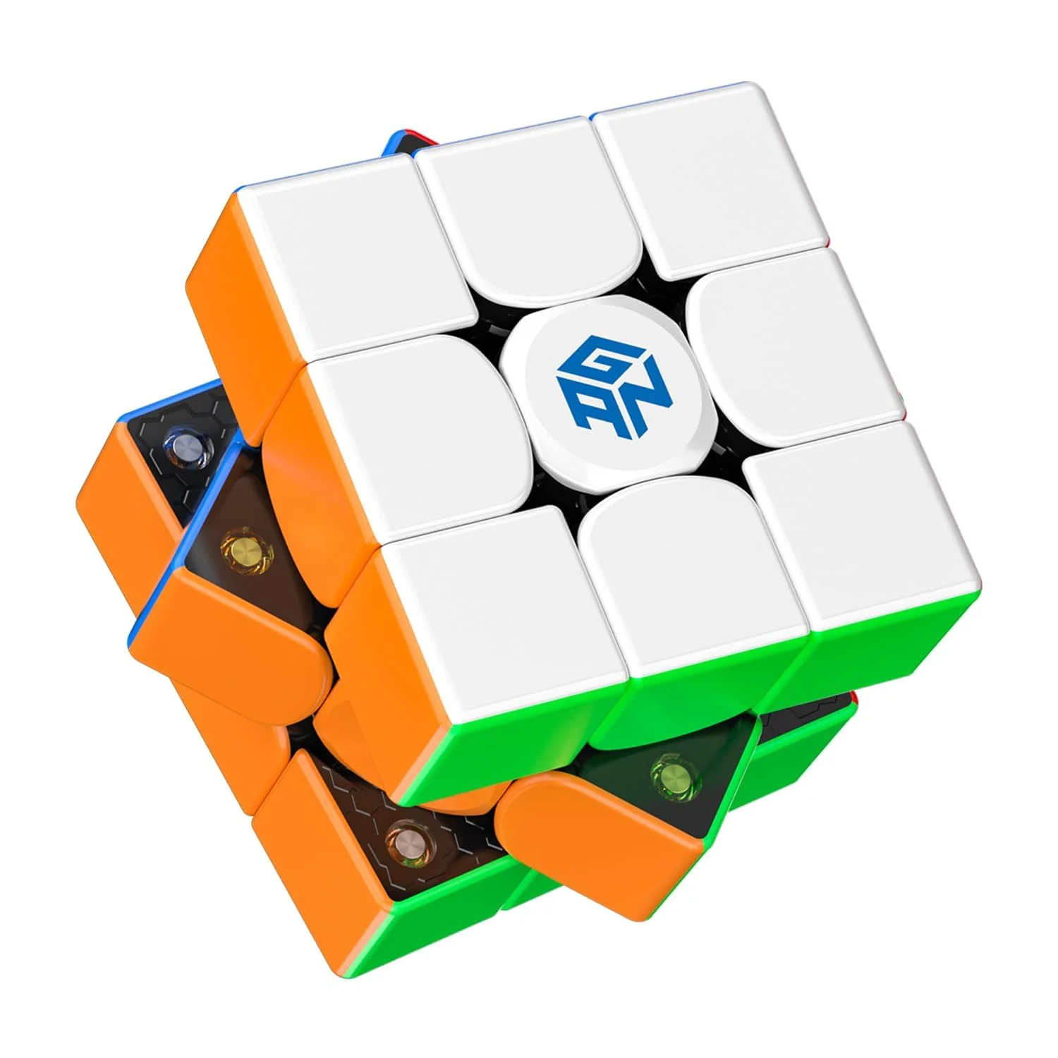 Flexible GAN 356 M Speed Cube 3x3 Magnetic Speedcube Stickerless 356M Fidget Toys for Kids Adults No Extra GES Expertly Made