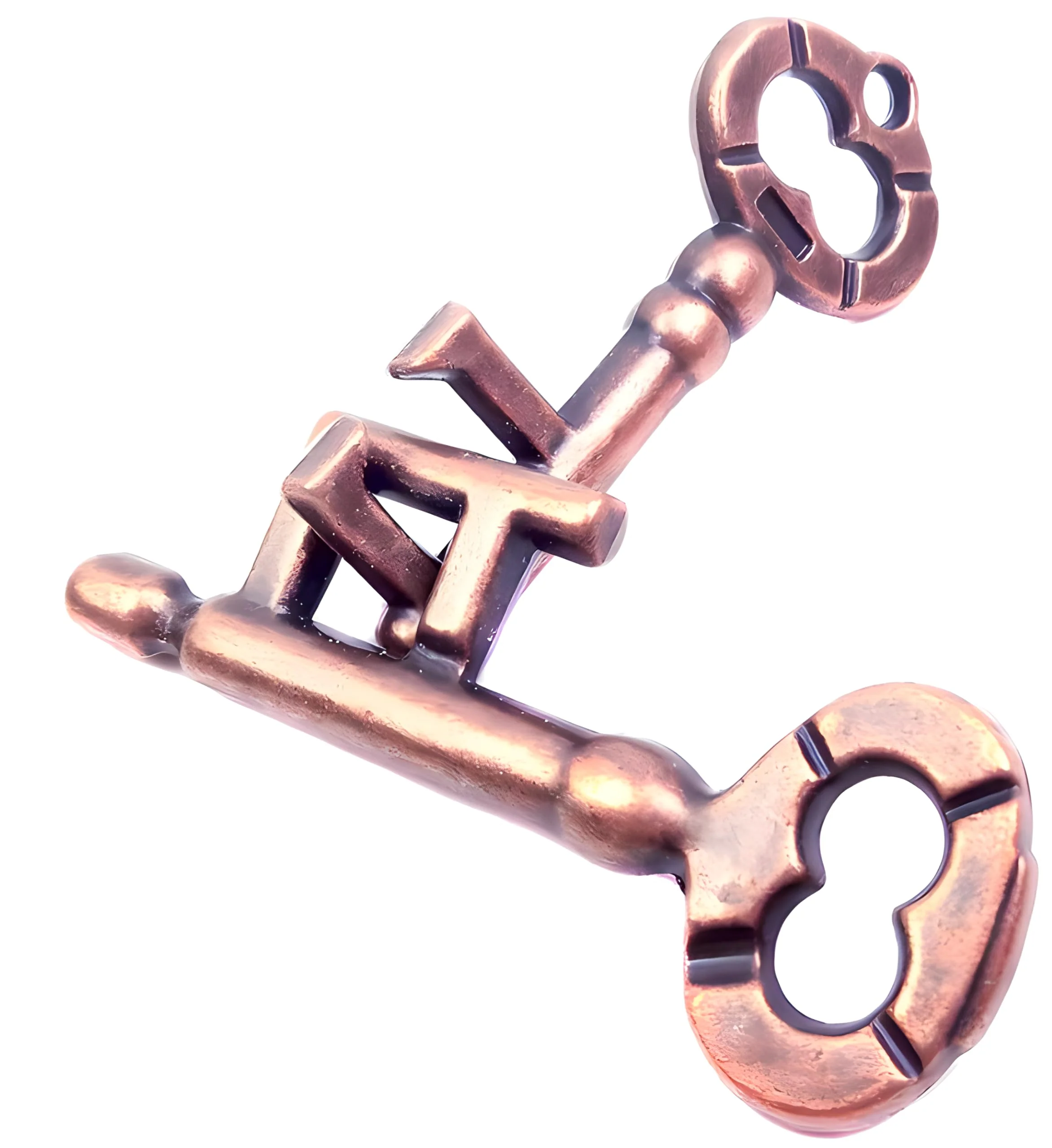 Professional Traditional Metal Brain Teaser – Classic Puzzle Toy for Logic Skill Development Keys Advanced